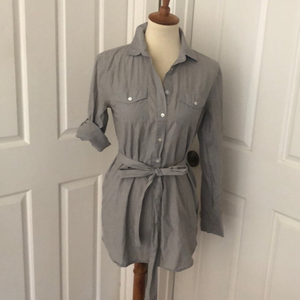 J crew 100% cotton tunic dress